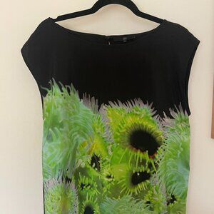 Tibi Neon Sunflower Top